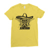 amigo cowboy Ladies Fitted T-Shirt