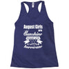 August Girls Are Sunshine Mixed With A Little Hurricane Racerback Tank