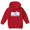 love comes from where Youth Hoodie