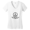 Peace (a246) Women's V-Neck T-Shirt
