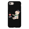 Cute Baby Painter's Dad Love iPhone 8