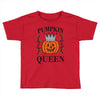 halloween pumpkin queen Toddler T-shirt