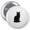 black cat Pin-back button