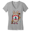 weird dj Women's V-Neck T-Shirt