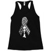 fallen soldier ribbon never forget military Racerback Tank