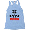 panda strong Racerback Tank