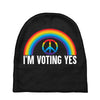 I Am Voting Yes Baby Beanies