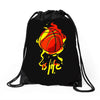 life is basketball Drawstring Bags