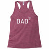 dad squared Racerback Tank