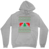 ugly sweater dinosour Unisex Hoodie