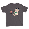 Cute Baby Painter's Dad Love Youth Tee