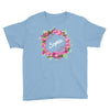 Floral Baby Name Youth Tee