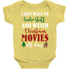 i just want to bake stuff and watch christmas movies all day Baby Bodysuit