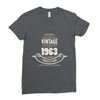 premium vintage 1963 classic perfectly aged limited edition Ladies Fitted T-Shirt