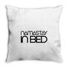namastay in bed Throw Pillow