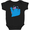 b is for blood sugar Baby Bodysuit