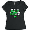all natural Women's Triblend Scoop T-shirt