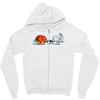 the hare and the shell Zipper Hoodie