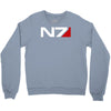 mass effect n7 logo Crewneck Sweatshirt