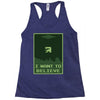 buried believer Racerback Tank