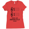 13/8 6/4 These Are Difficult Times Ladies Fitted T-Shirt