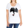 toothless on your back Ladies Curvy T-Shirt