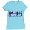 jake paulers galaxy Ladies Fitted T-Shirt