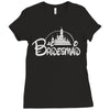 bridesmaid disney castle Ladies Fitted T-Shirt