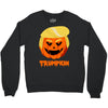 trumpkin funny donald trump pumpkin Crewneck Sweatshirt