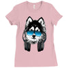 huskie music Ladies Fitted T-Shirt