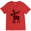 lumberjack reindeer V-Neck Tee