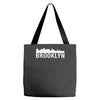 brooklyn city skyline silhouette Tote Bags