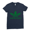 addicted ~ mens funny Ladies Fitted T-Shirt