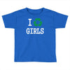 i recycle girls slogan text funny baseball jersey Toddler T-shirt