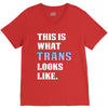 This is What Trans Looks Like V-Neck Tee