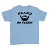 mens beard Youth Tee
