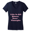 life is all Women's V-Neck T-Shirt