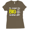 personalised i'm the big brother Ladies Fitted T-Shirt