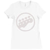 bass guitar rockband Ladies Fitted T-Shirt