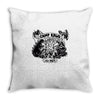 camp kaiju Throw Pillow