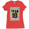 Holographic Team 10 Ladies Fitted T-Shirt