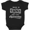 made in 1951 and still awesome Baby Bodysuit