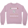 gemini christmas ugly sweater Crewneck Sweatshirt