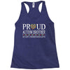proud autism brother Racerback Tank