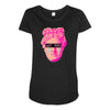 not sad Maternity Scoop Neck T-shirt