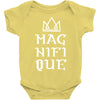 Magnifique With Crown Baby Bodysuit