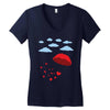 Tree Of Love Women's V-Neck T-Shirt