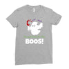 i,m just here for the boos! Ladies Fitted T-Shirt