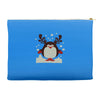 christmas t shirt santa reindeer penguin novelty xmas Accessory Pouches