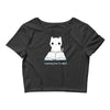 learning how to adul Crop Top
